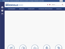 Tablet Screenshot of brookvilleohio.com